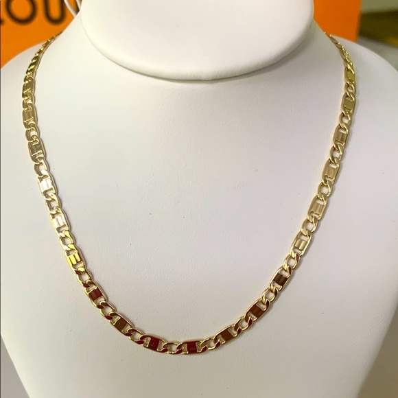🌟 New Gold Plated Necklace Chain 22” # 30 - Picture 1 of 4